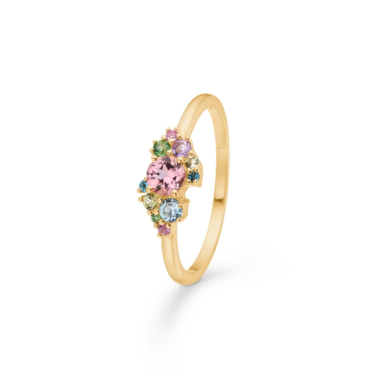Mads.Z - Little Princess ring, pink turmalin - 14 kt. guld