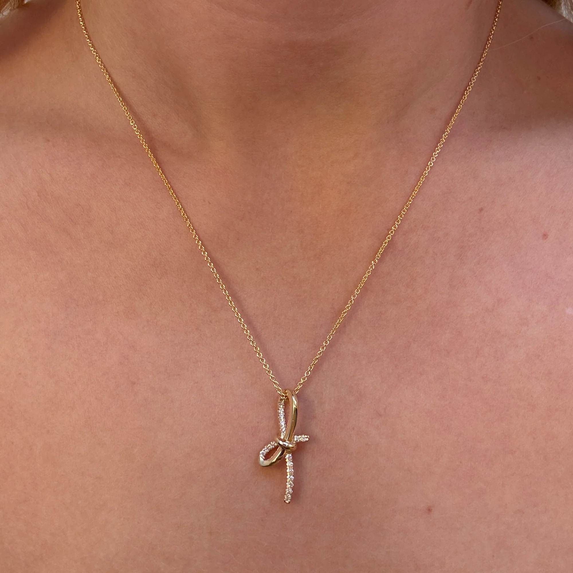 Mads.Z - Miss Butterfly vedhæng - 14 kt. guld, 0,14 ct. W/SI - Image 2