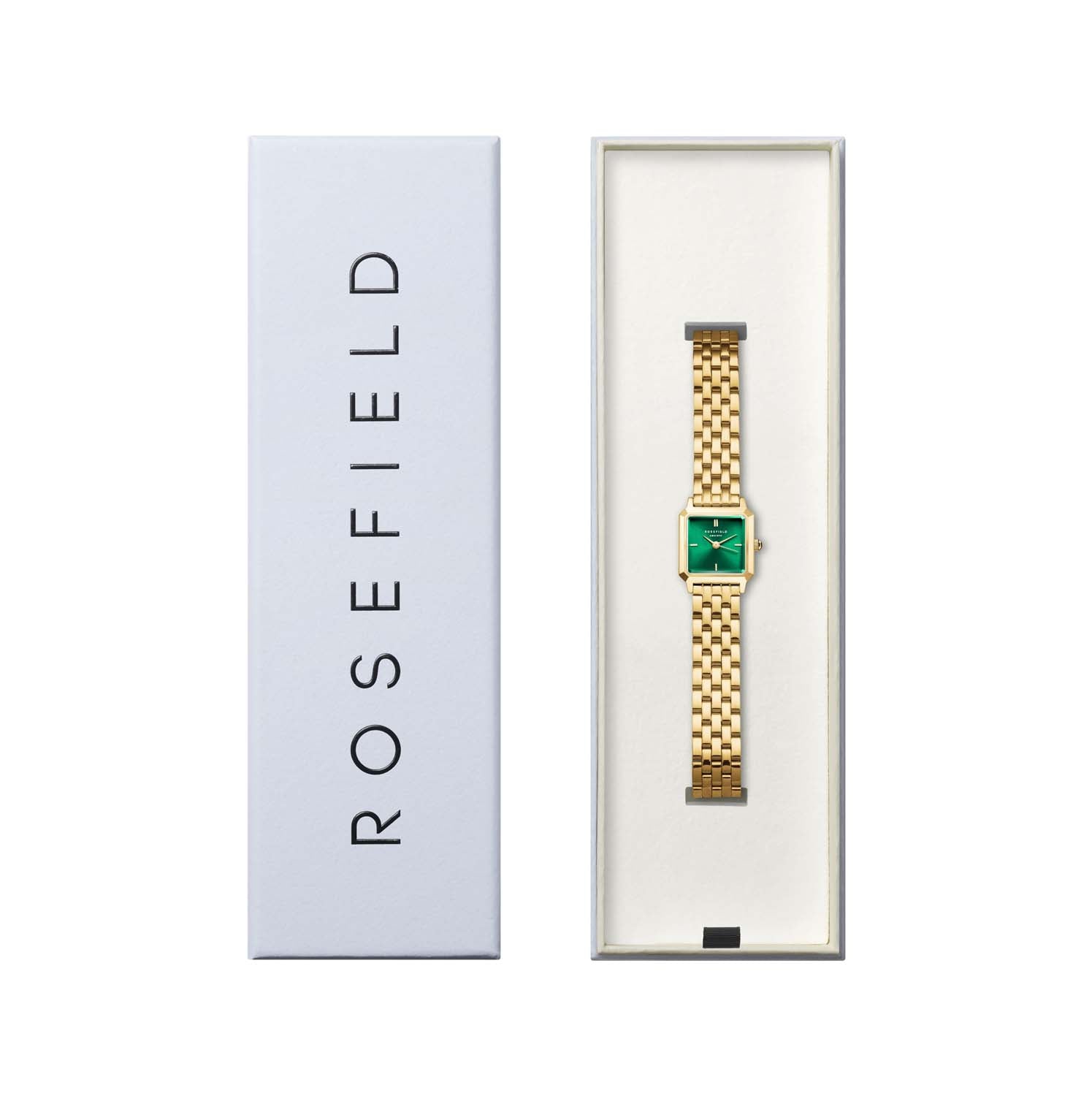Rosefield - Boxelle, 19,5x19,5 mm - Grøn, rustfrit stål - Image 6