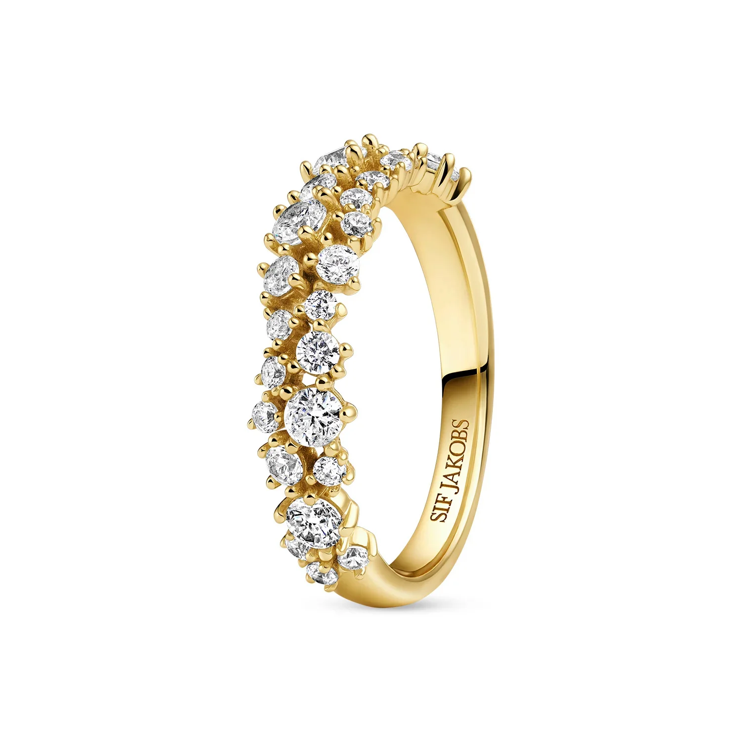 Sif Jakobs - Cristallo Piccolo ring, zirkonia - Forgyldt sølv - Image 4