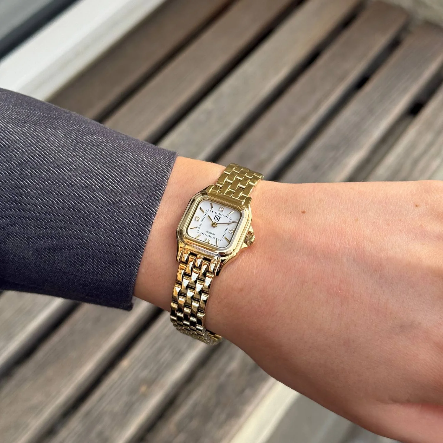 Sif Jakobs - Fiorella ur, Ø 30 mm - Guld PVD stål - Image 7