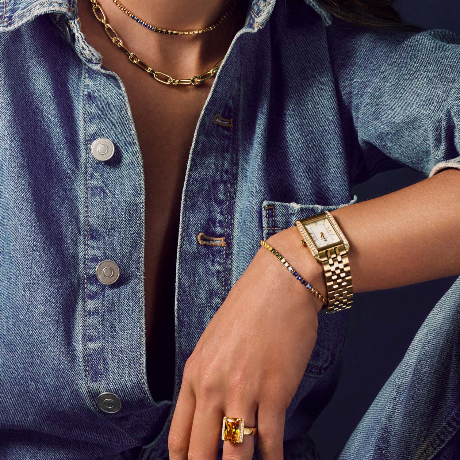 Sif Jakobs - Martina ur, 36mm - Guld PVD - Image 4