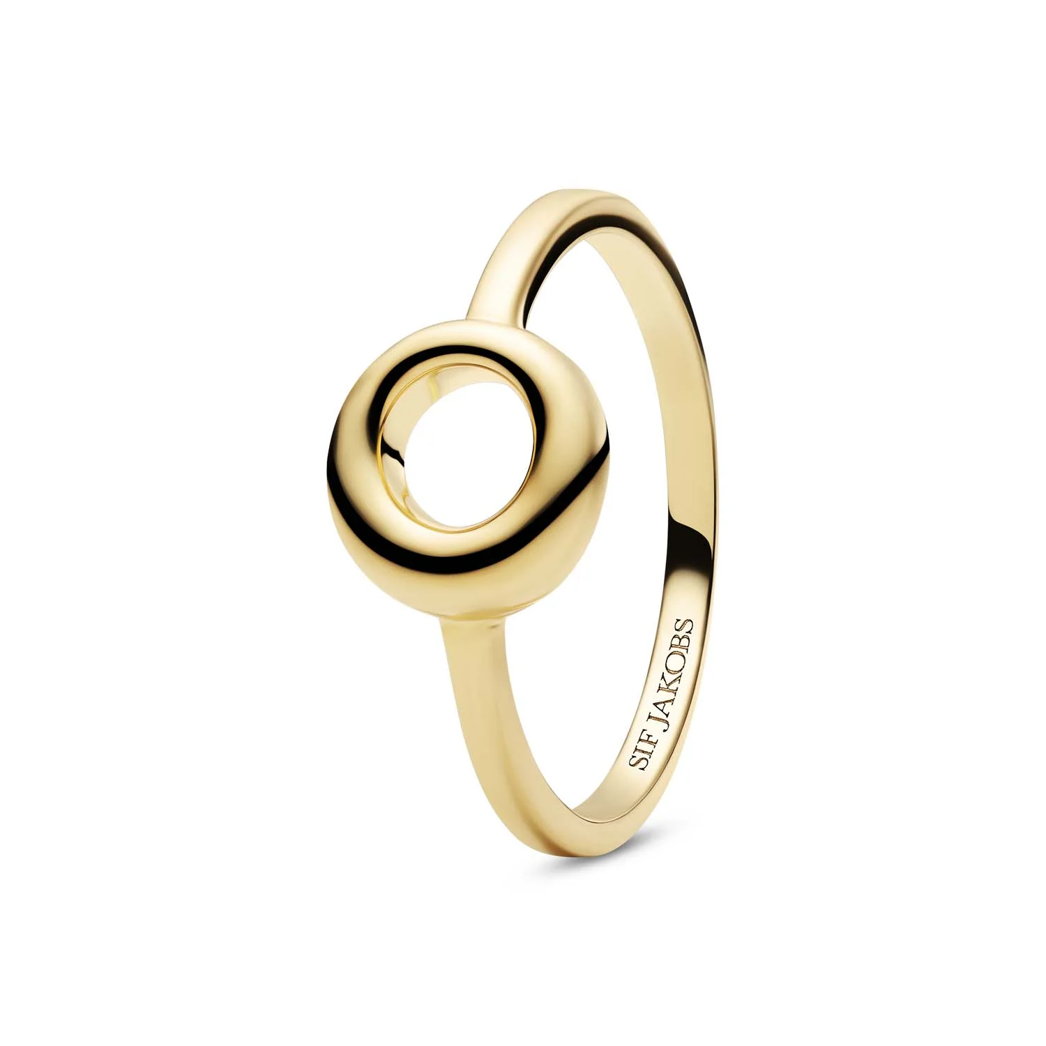 Sif Jakobs - Selene ring - Forgyldt sølv