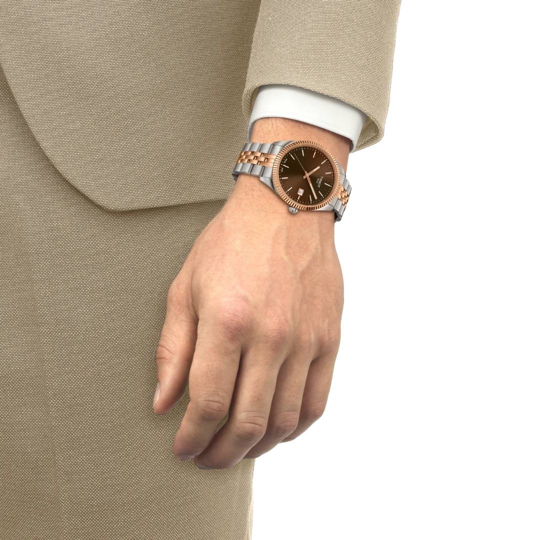 Tissot - Ballade bicoler m. brun urskive 40 mm - T1564102229101 - Image 2