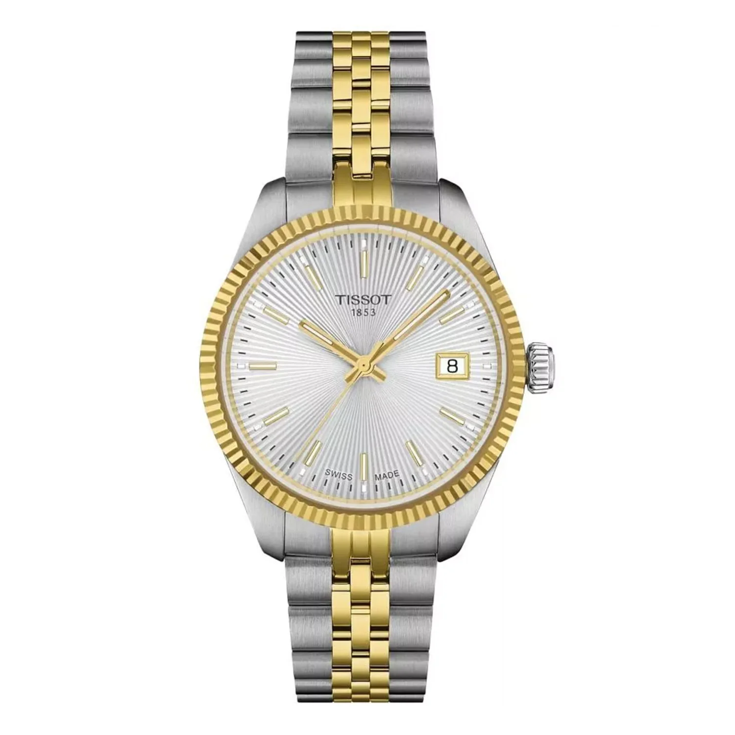 Tissot - Ballade bicolor med lænke, 34 mm - T1562102203100