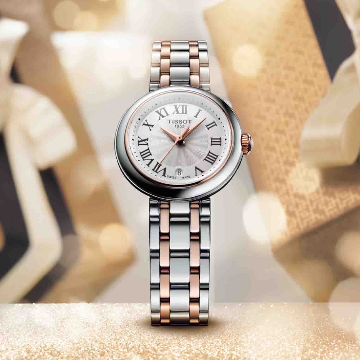 Tissot - Bellissima Small Lady rosa bicolor, 26mm - T1260102201301 - Image 8