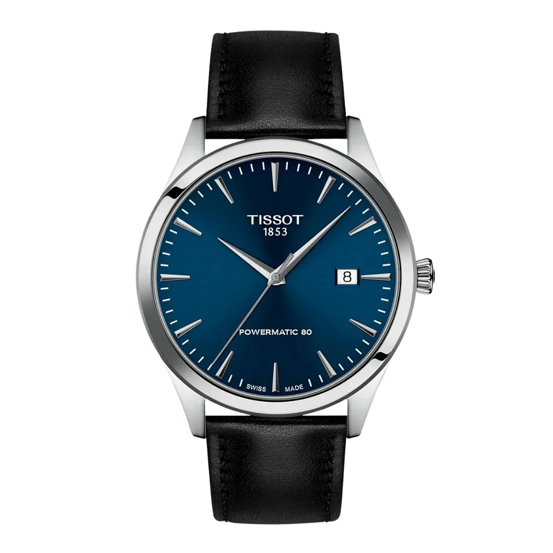 Tissot - Classic Dream m. blå urskive, 40 mm - T1584071604100