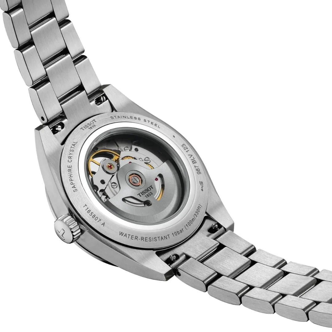 Tissot - Gentleman m. blå urskive, 38 mm - T1658071104100 - Image 4