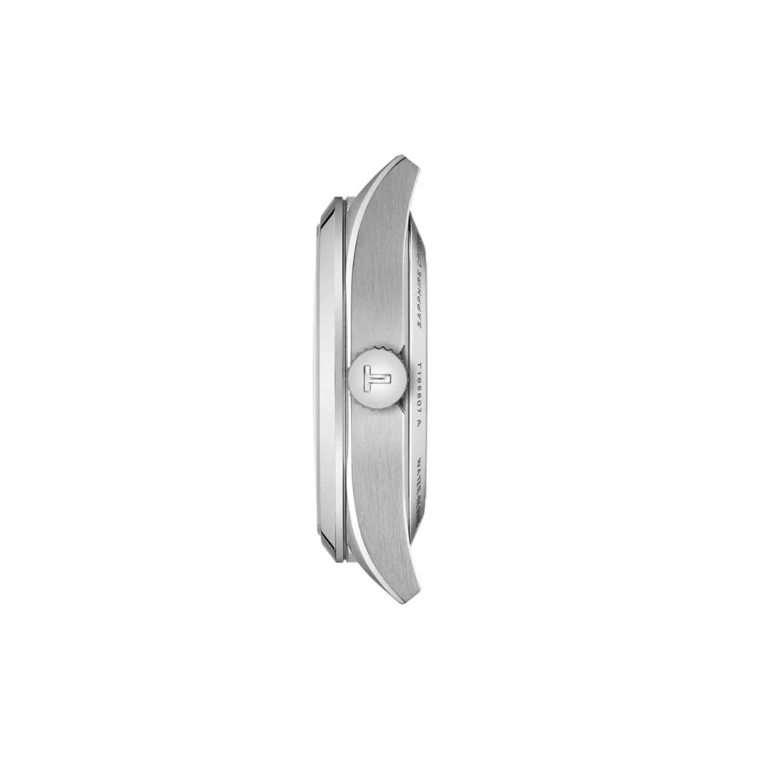 Tissot - Gentleman m sølv urskive, 38 mm - T1658071103100 - Image 6