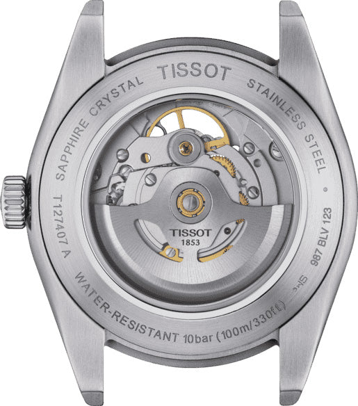 Tissot - Gentleman PM8 Open Heart, 40 mm blå skive - T1274071104101 - Image 6