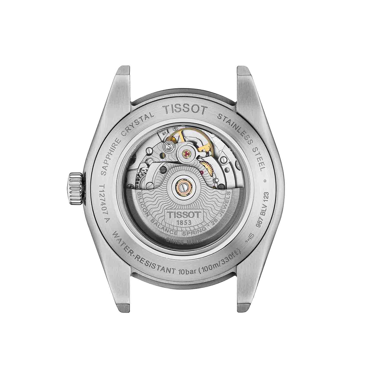Tissot - Gentleman Powermatic 80 Silicium blå, 40mm - T1274071135100 - Image 3