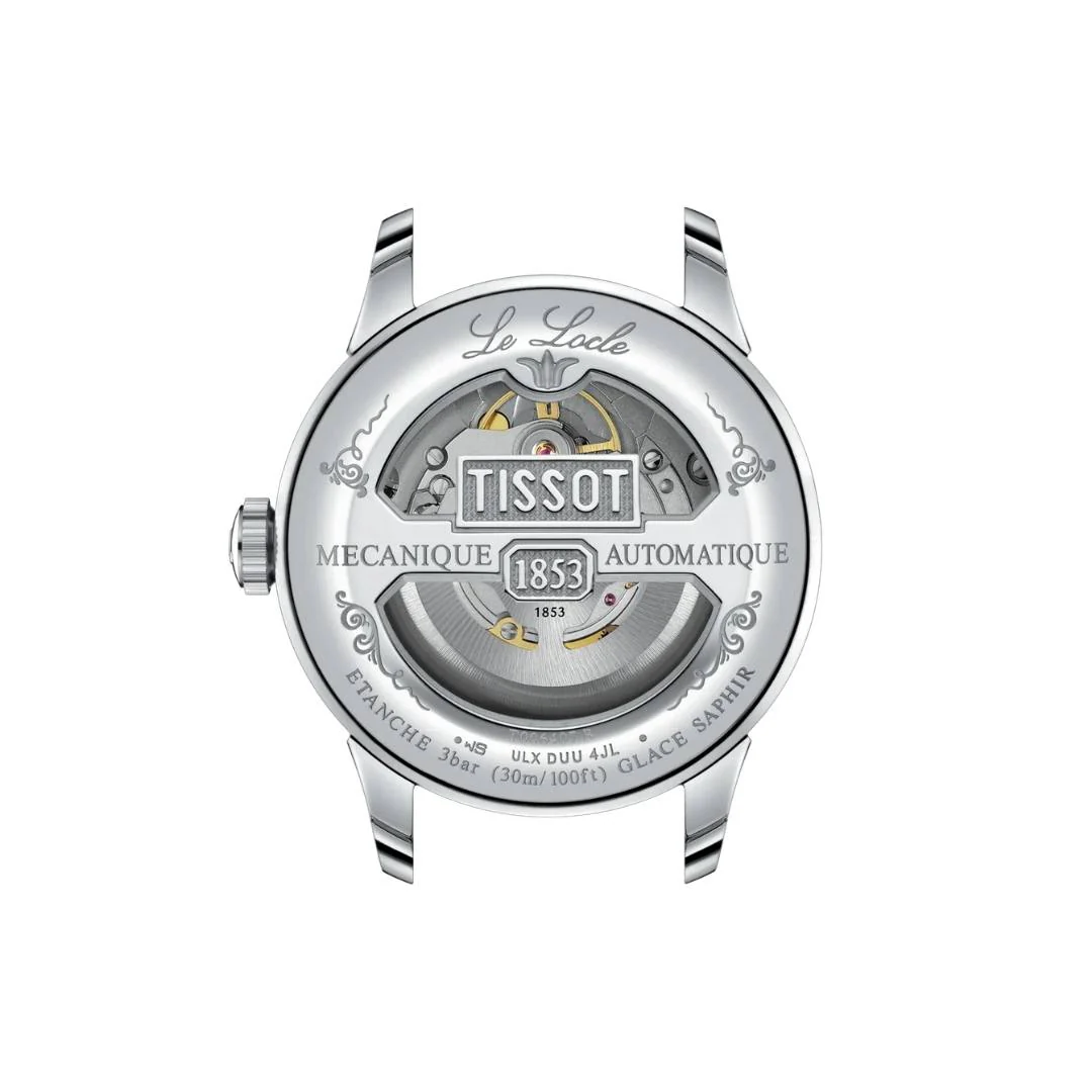 Tissot - Le Locle m. blå urskive og urrem, 39 mm - T0064071604300 - Image 3