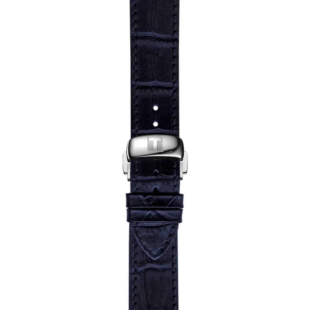 Tissot - Le Locle m. blå urskive og urrem, 39 mm - T0064071604300 - Image 5