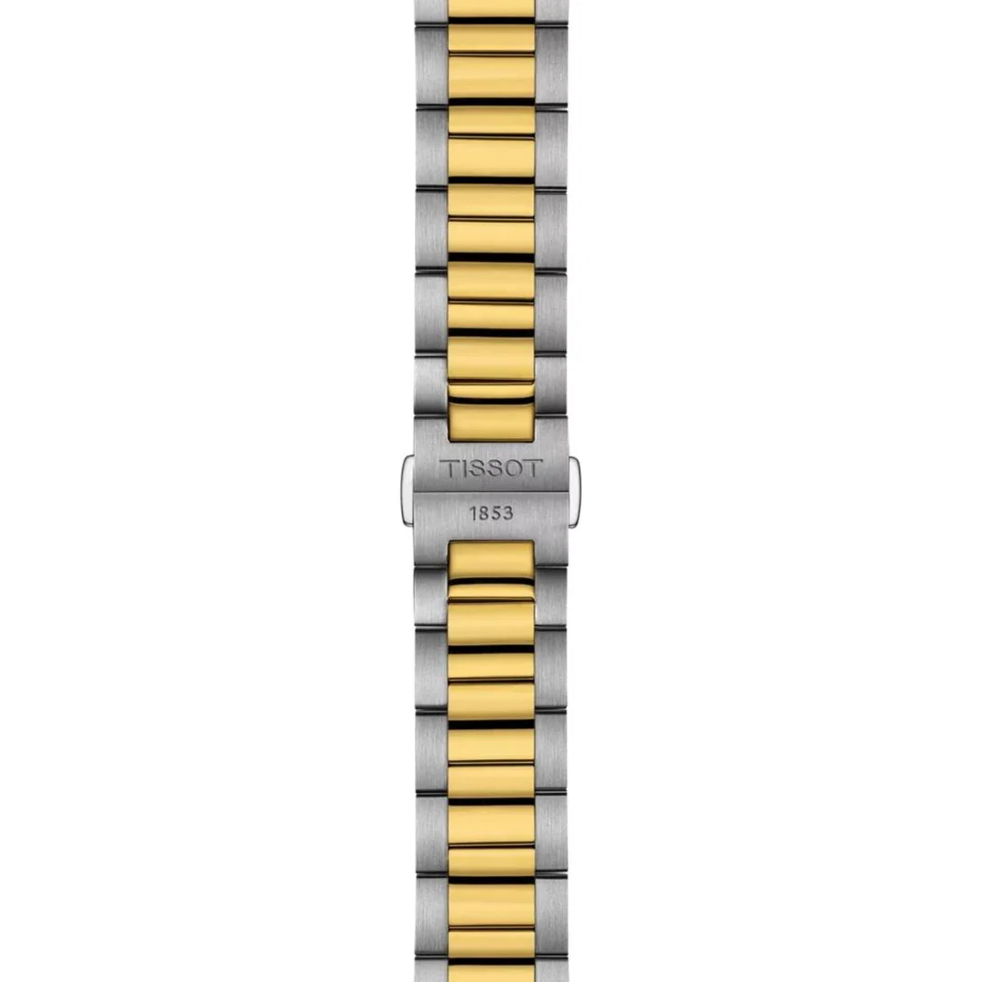Tissot - PR 100 bicolor m. hvid urskive, 40 mm - T1504102201100 - Image 5