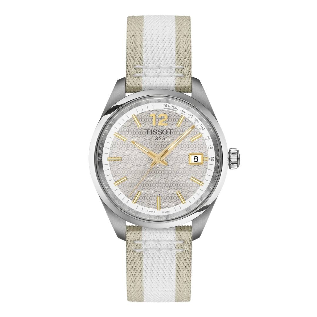 Tissot - PR 100 m. grå urskive, 34 mm - T1502101703700