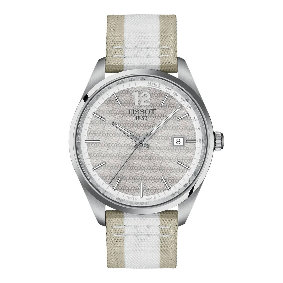 Tissot - PR 100 m. grå urskive, 40 mm - T1504101703700