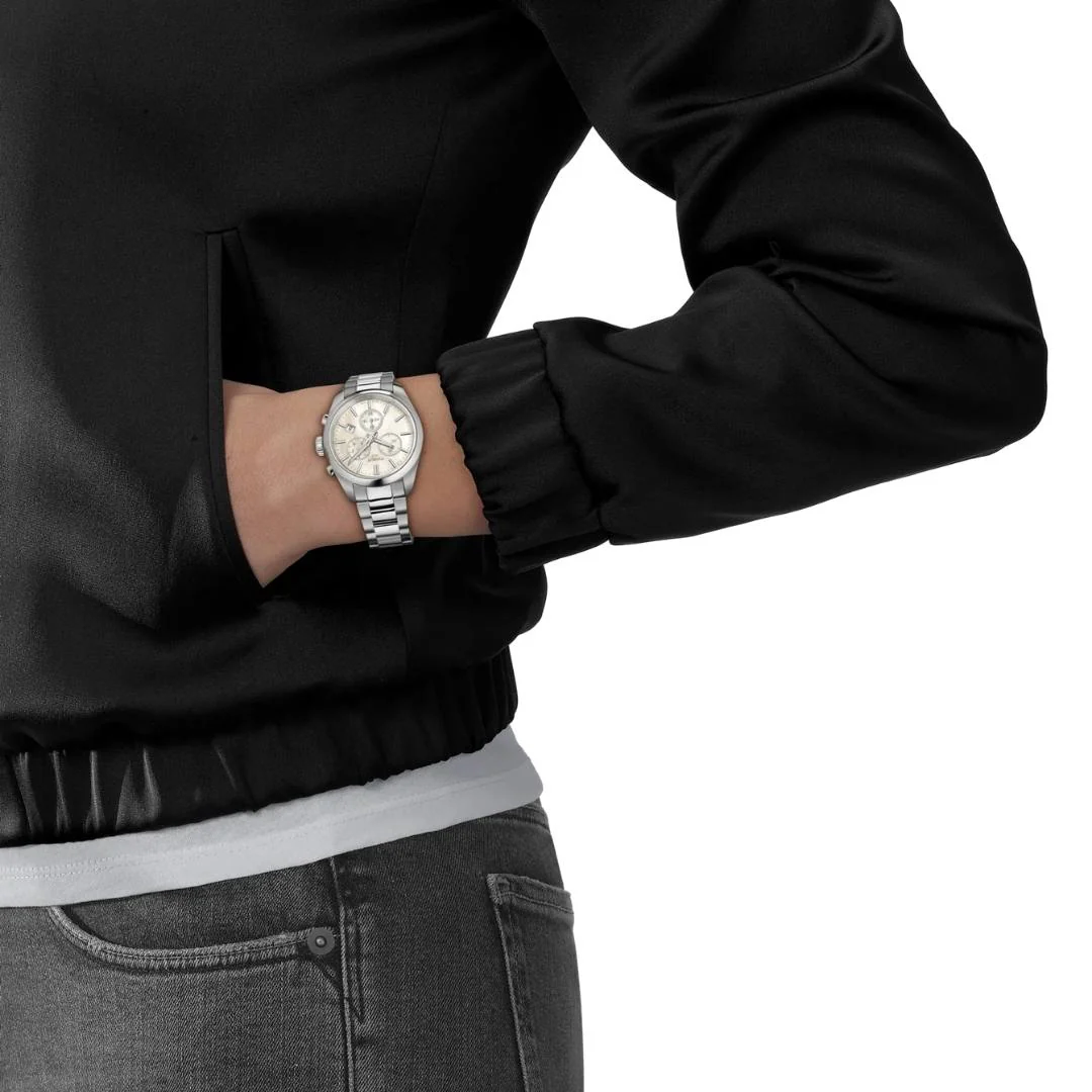 Tissot - PR 100 m. hvid perlemor urskive, 36 mm - T1502171111100 - Image 2
