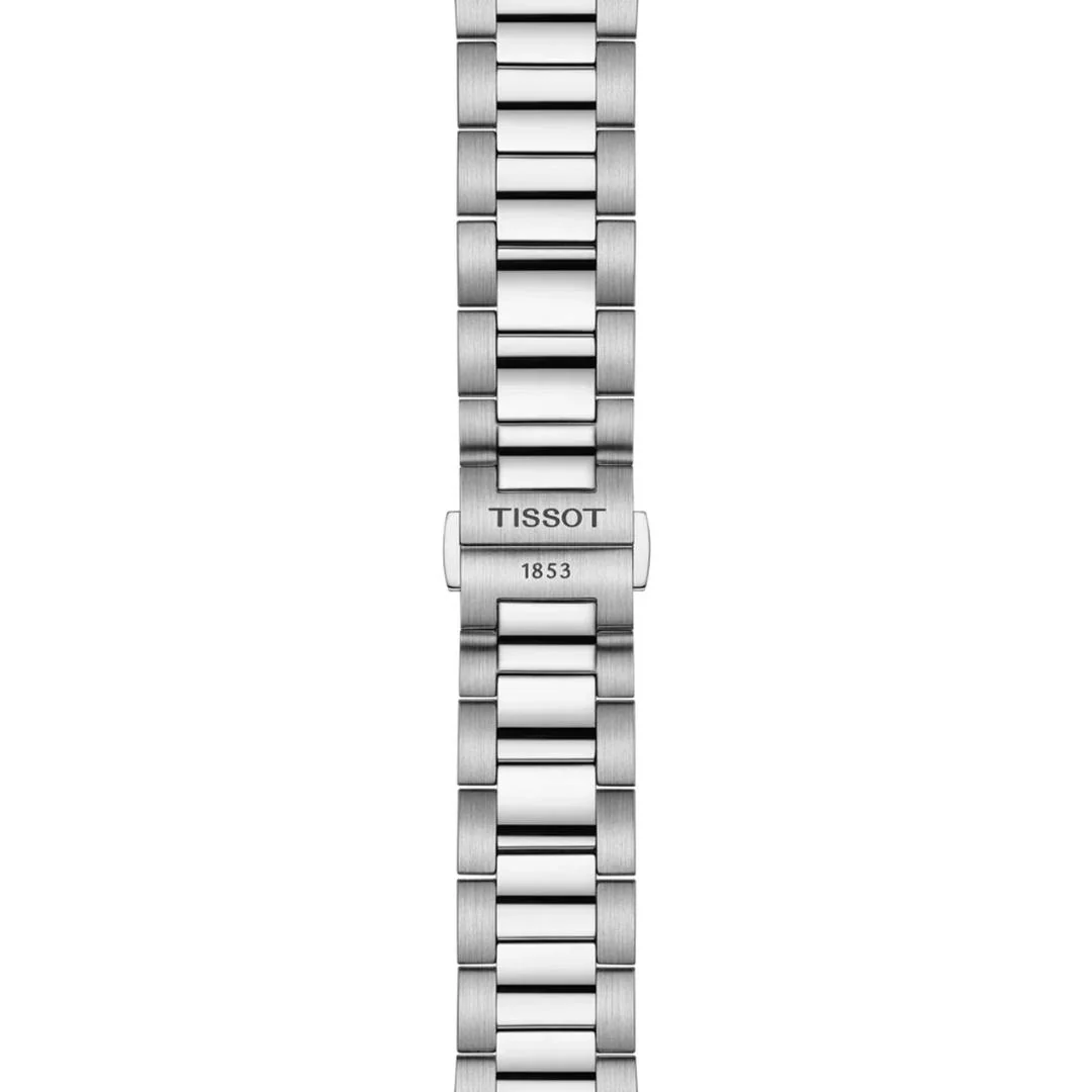 Tissot - PR 100 m. hvid urskive, 40 mm - T1504171101100 - Image 5