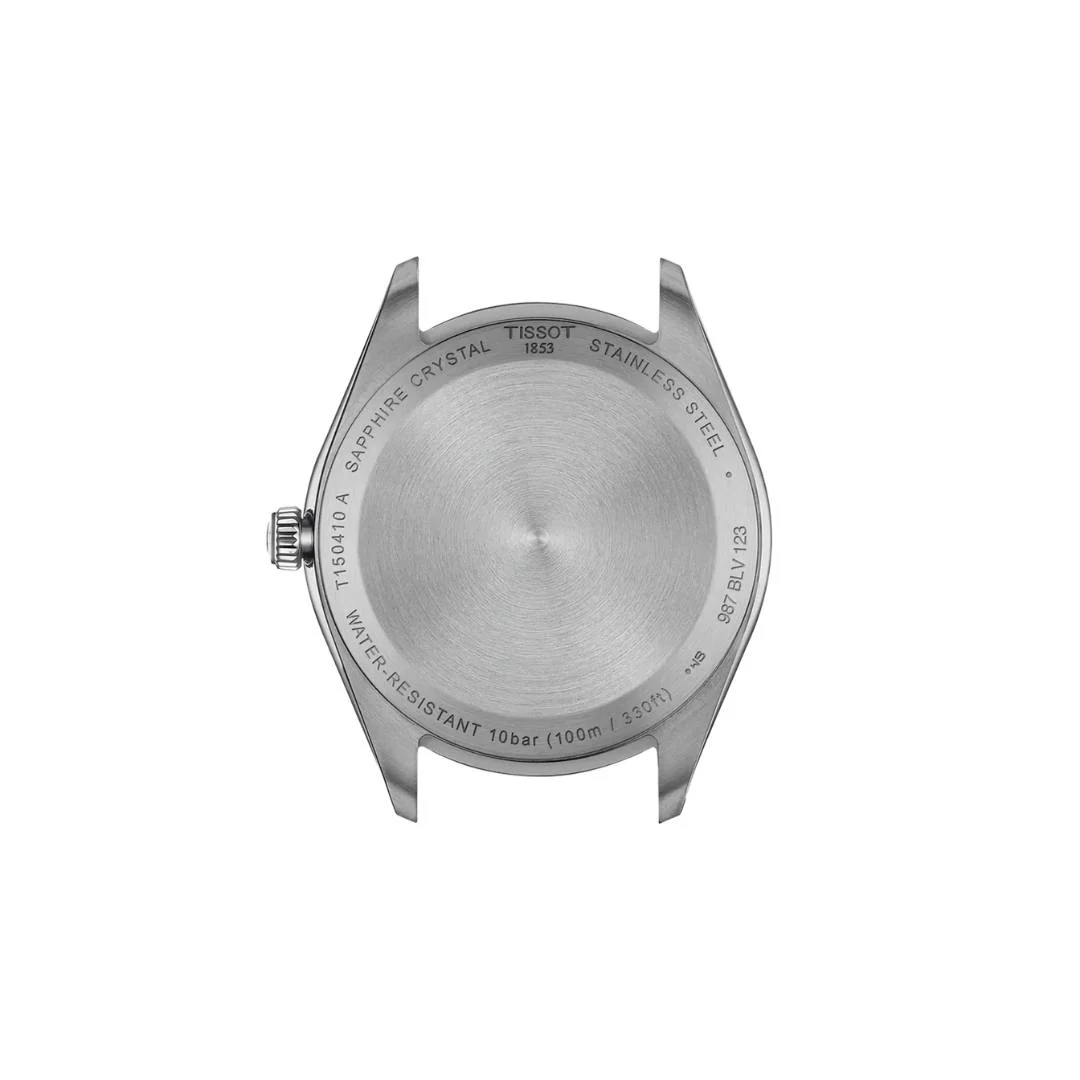 Tissot - PR 100 m. sort rem, 40 mm - T1504101605100 - Image 3