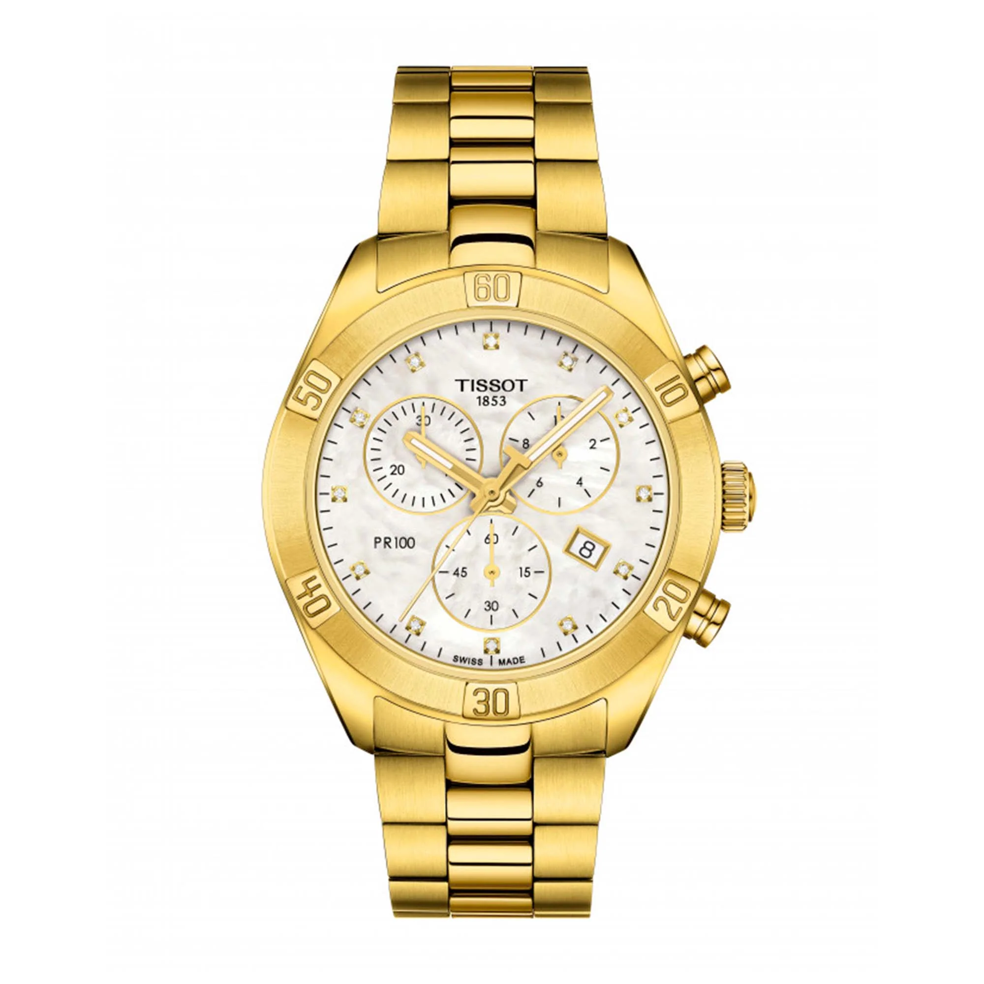 Tissot - PR 100 Sport Chic Chronograph Dameur - T1019173311601