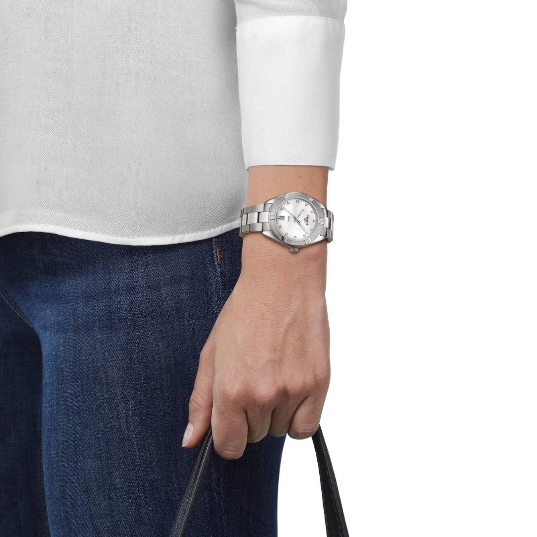 Tissot - PR 100 Sport m. perlemor urskive, 36 mm - T1019101111600 - Image 2