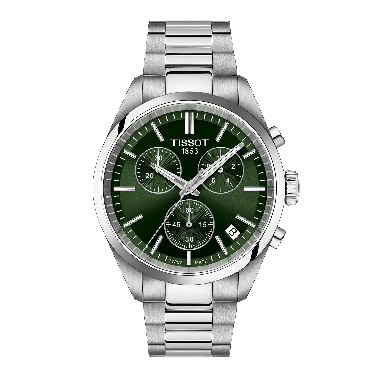 Tissot - PR100 Chrono m. grøn urskive, 40 mm - T1504171109100