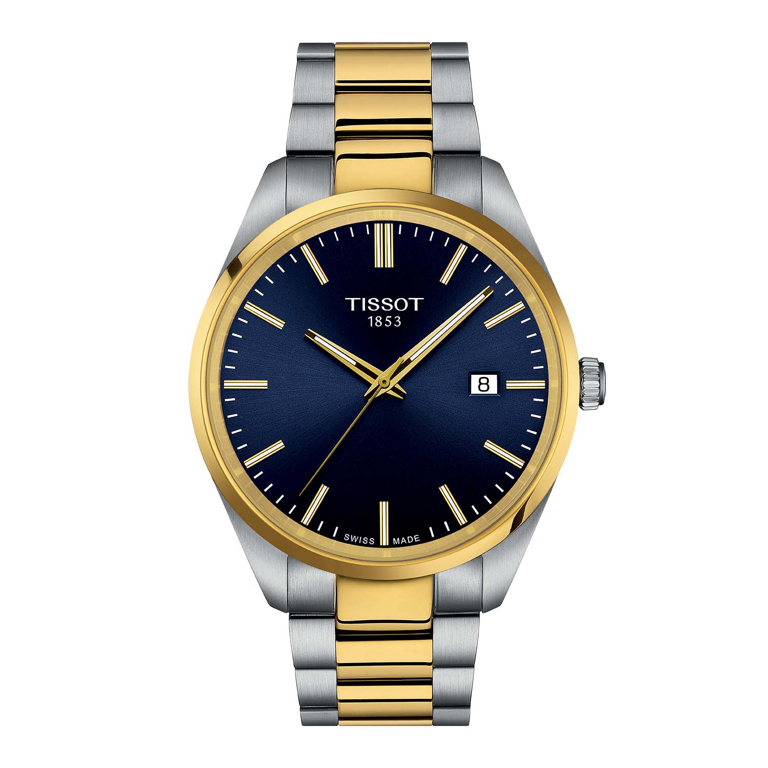 Tissot - PR100 Classic bicolor/blå, 40mm - T1504102204100