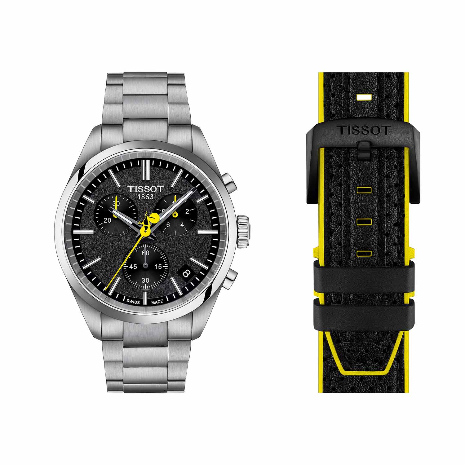Tissot - PR100 Tour De France Ur stål/sort - T1504171105100