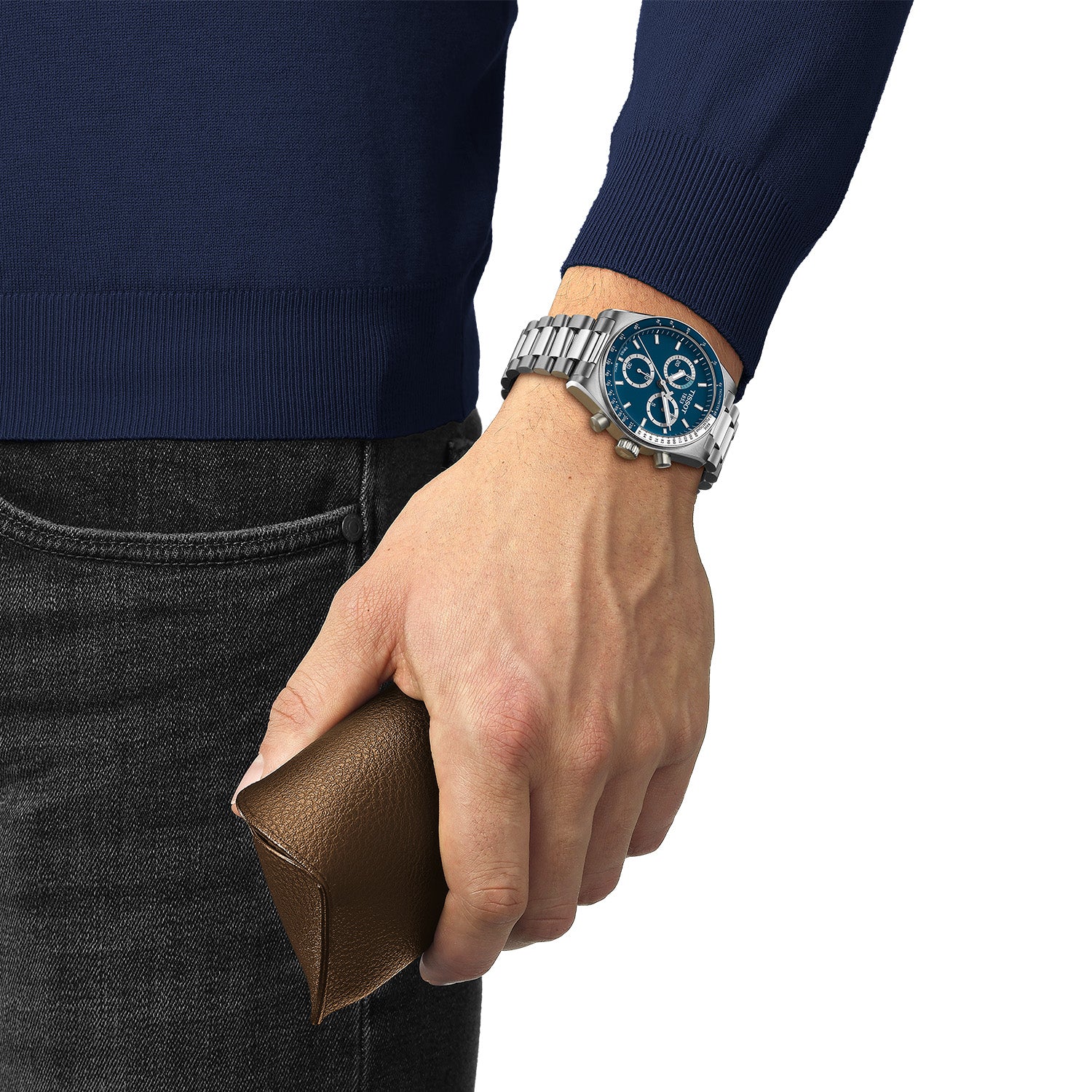 Tissot - PR516 Chrono m. blå urskive, 40 mm - T1494171104100 - Image 2