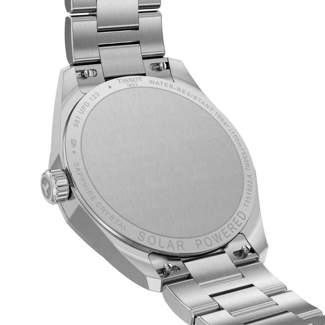 Tissot - PRC 100 Solar m. blå urskive, 34 mm - T1518221104100 - Image 3