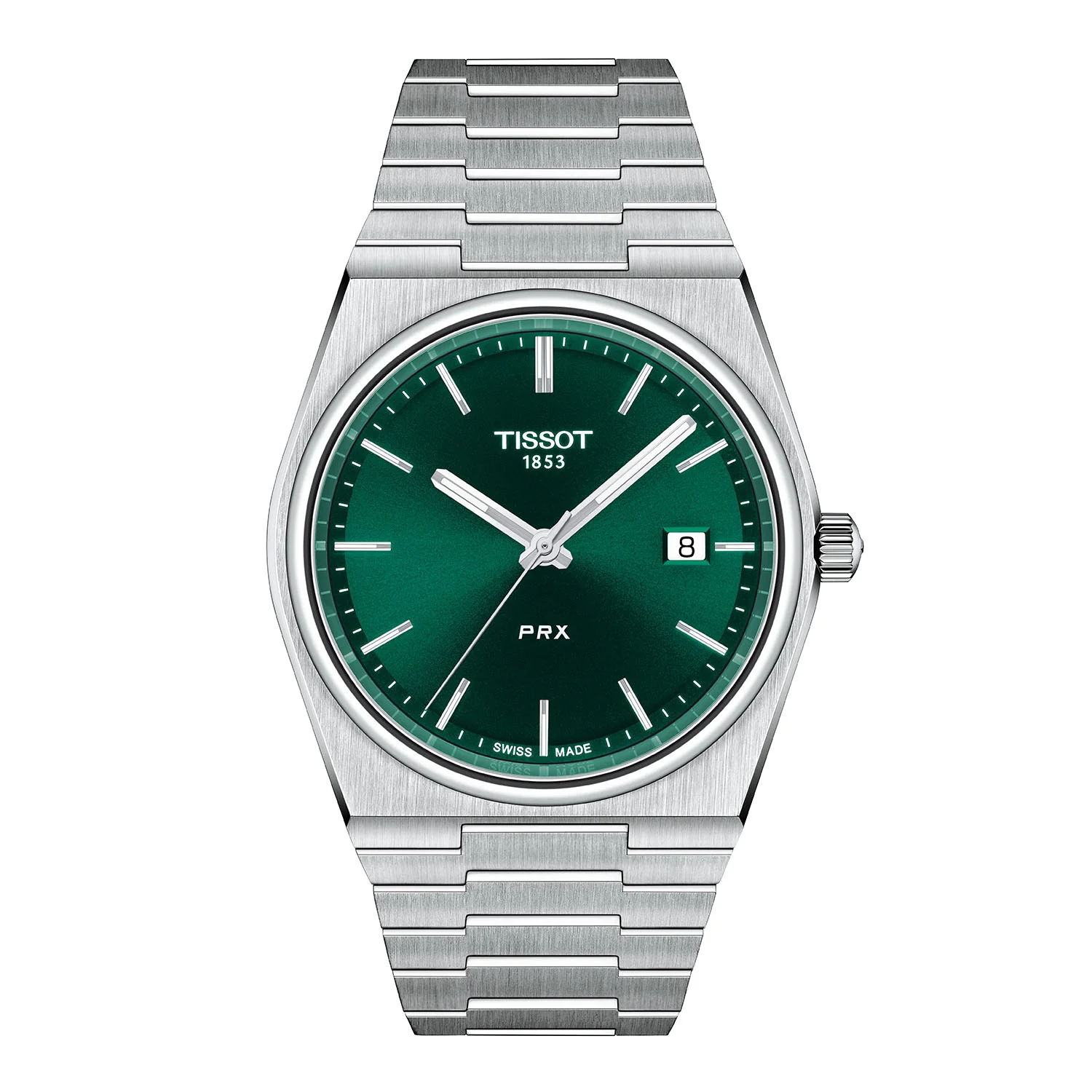 Tissot - PRX Herre ur 40mm, grøn - T1374101109100