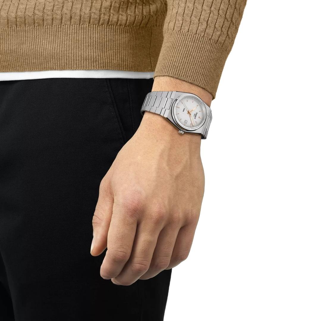 Tissot - PRX herreur m. dato, 40 mm - T1374101103100 - Image 2