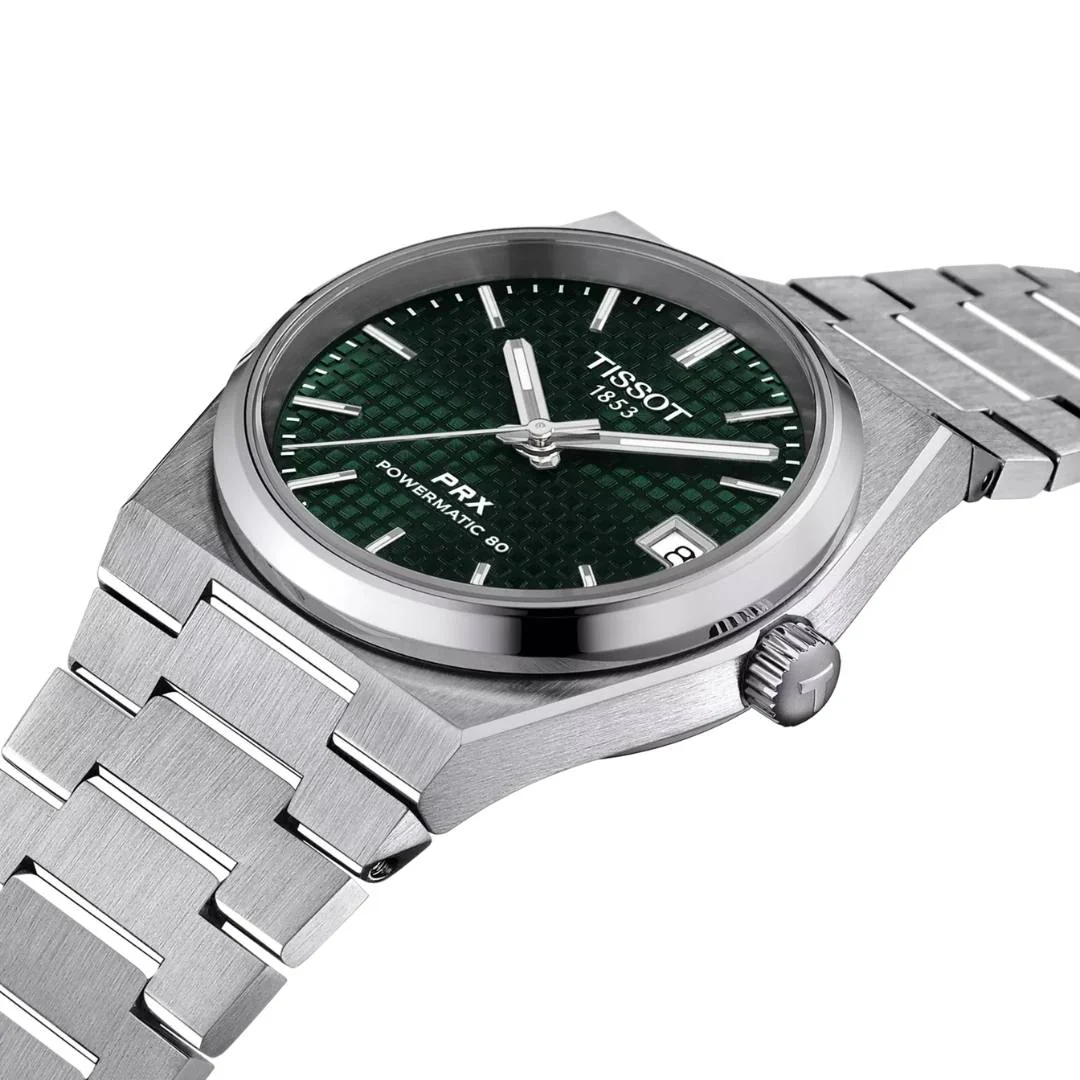 Tissot - PRX m. grøn urskive, 35 mm - T1372071109100 - Image 3