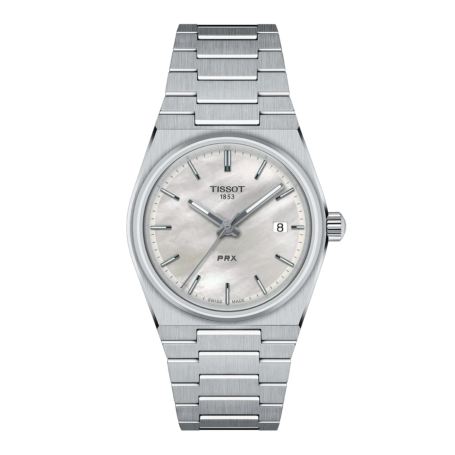 Tissot - PRX med perlemor urskive, 35 mm - T1372101111100