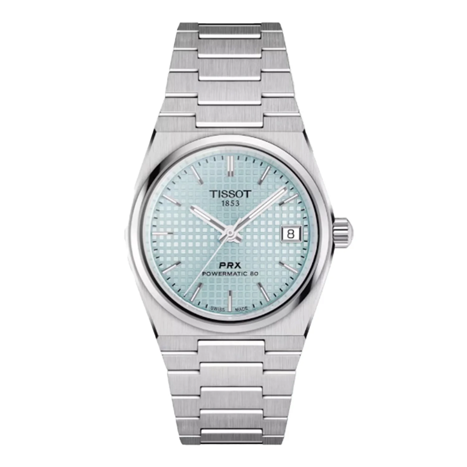 Tissot - PRX Powermatic 80 med blå urskive, 35 mm - T1372071135100