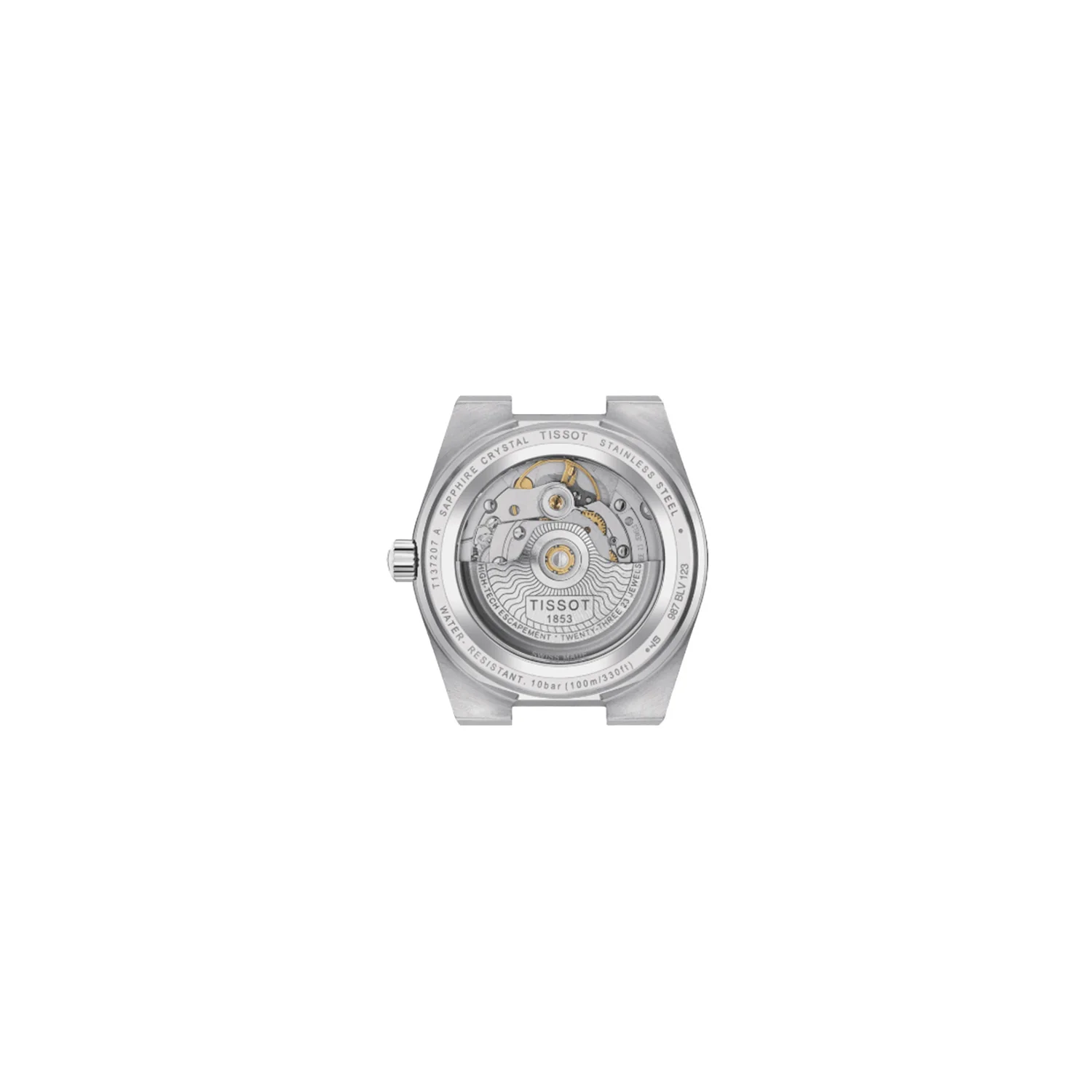 Tissot - PRX Powermatic 80 med blå urskive, 35 mm - T1372071135100 - Image 3