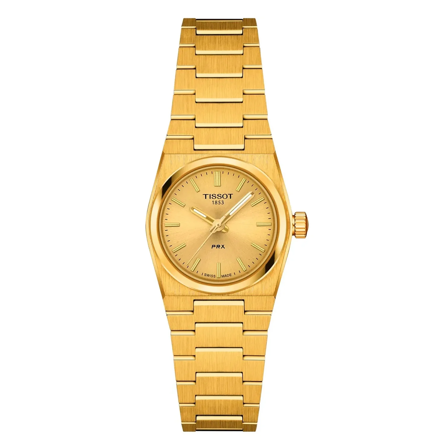 Tissot - PRX ur m. guld urskive, 25 mm - T1370103302100