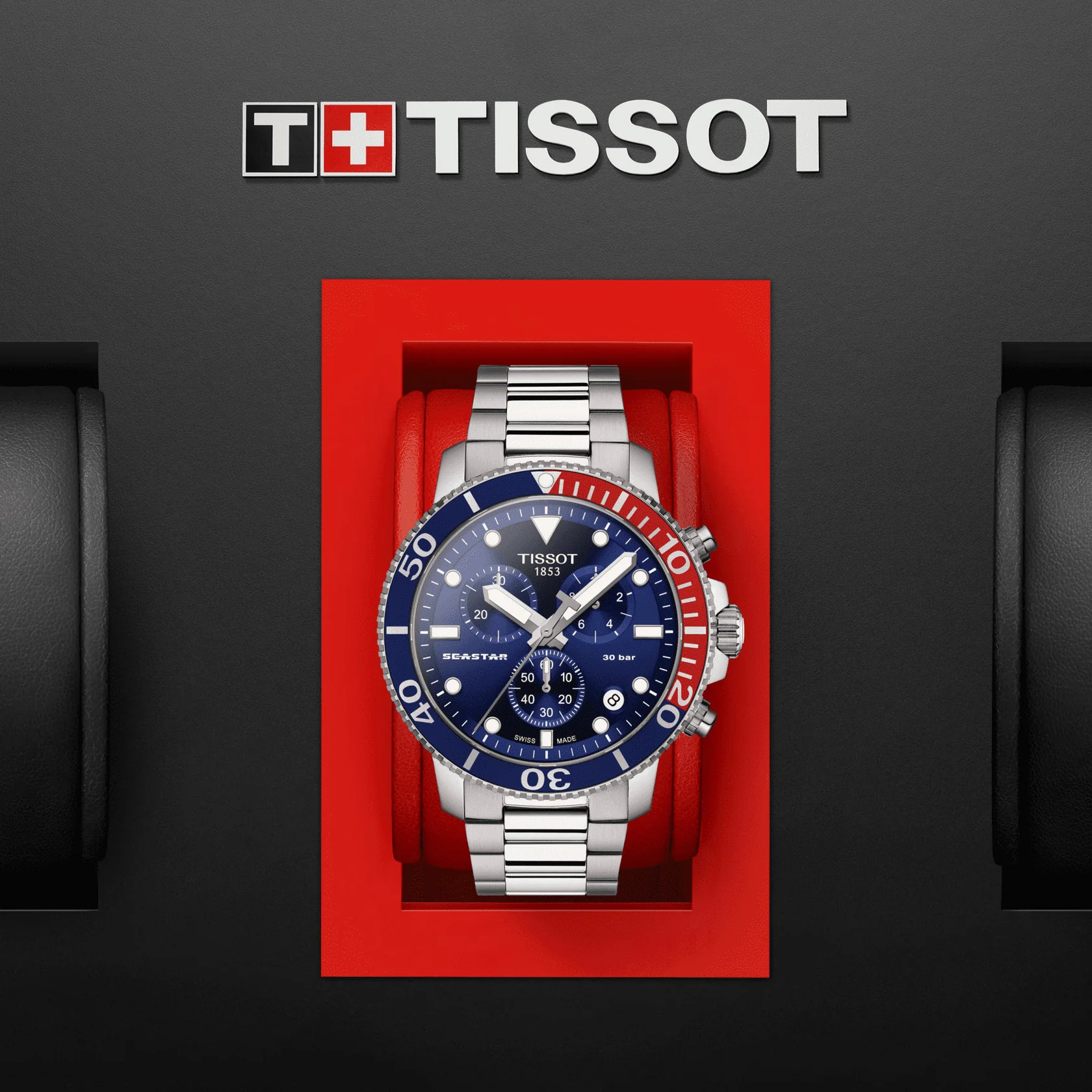 Tissot - Seastar 1000 Quartz Chronograph Herreur, 45 mm - T1204171104103 - Image 7