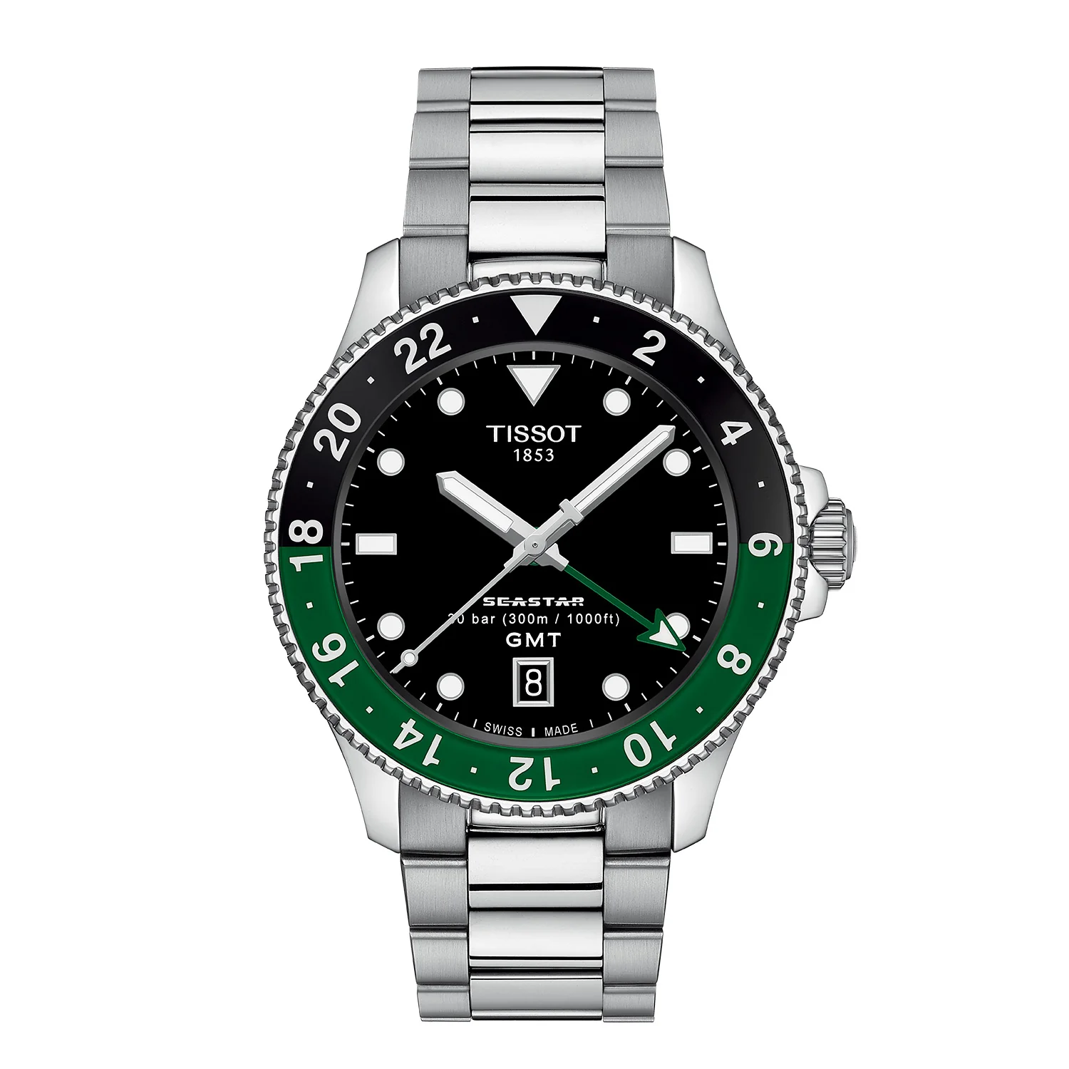 Tissot - Seastar 1000 Quartz GMT ur, 40 mm - T1208521105100