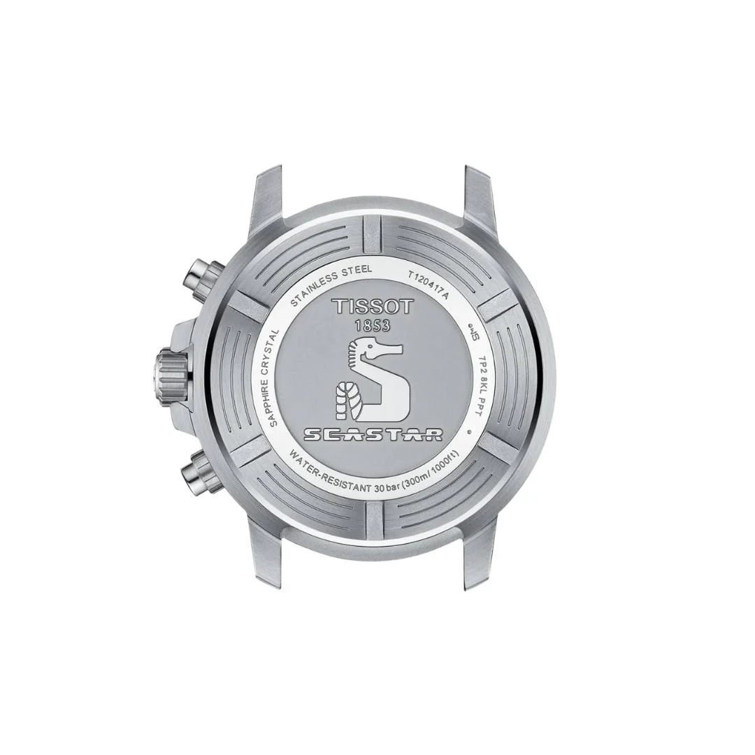 Tissot - Seastar Chrono m. gummirem, 45,5 mm - T1204171704100 - Image 4