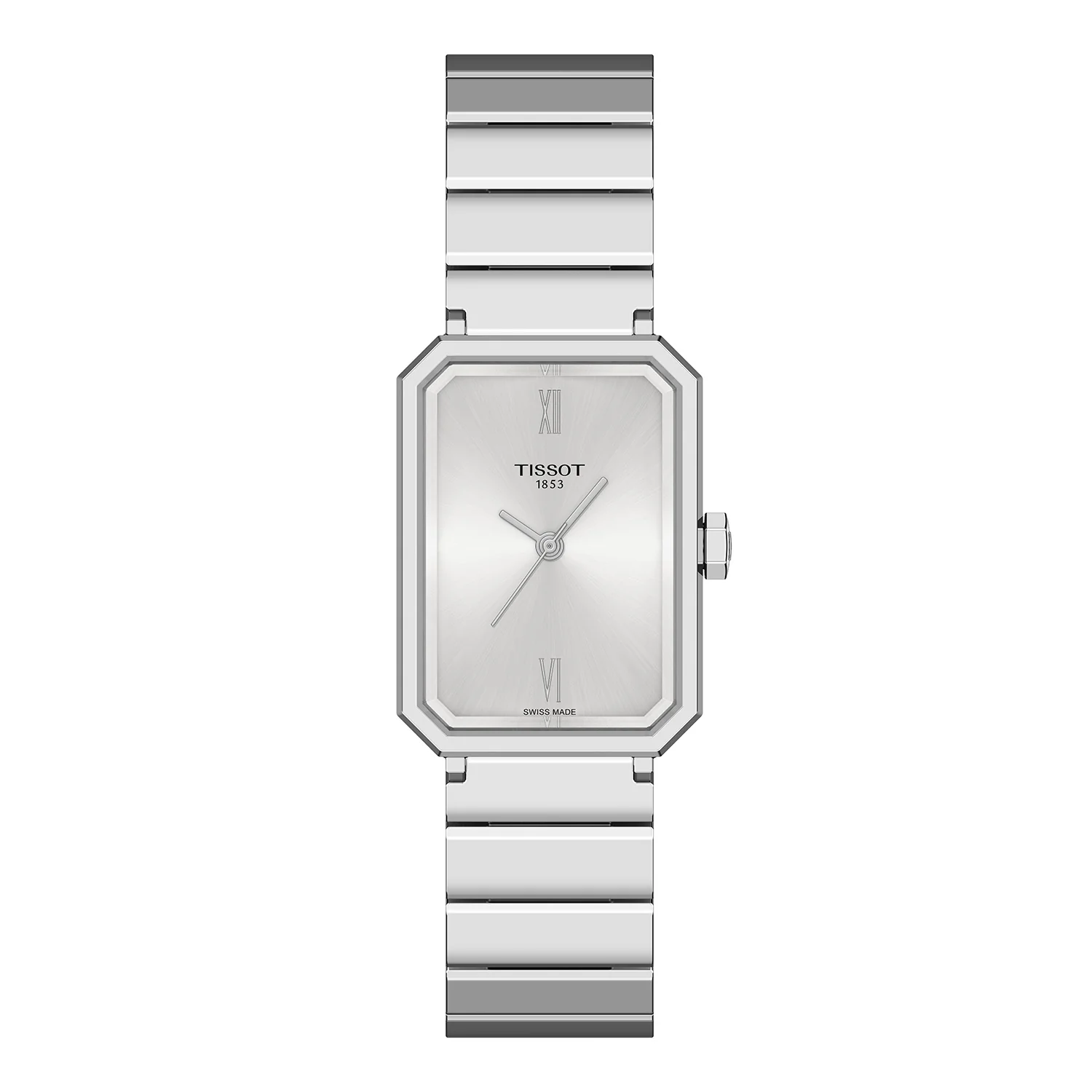 Tissot - SRV ur m. sølv urskive, 30x22 mm - T1601101103300