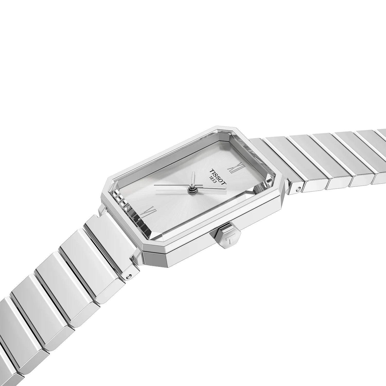 Tissot - SRV ur m. sølv urskive, 30x22 mm - T1601101103300 - Image 2