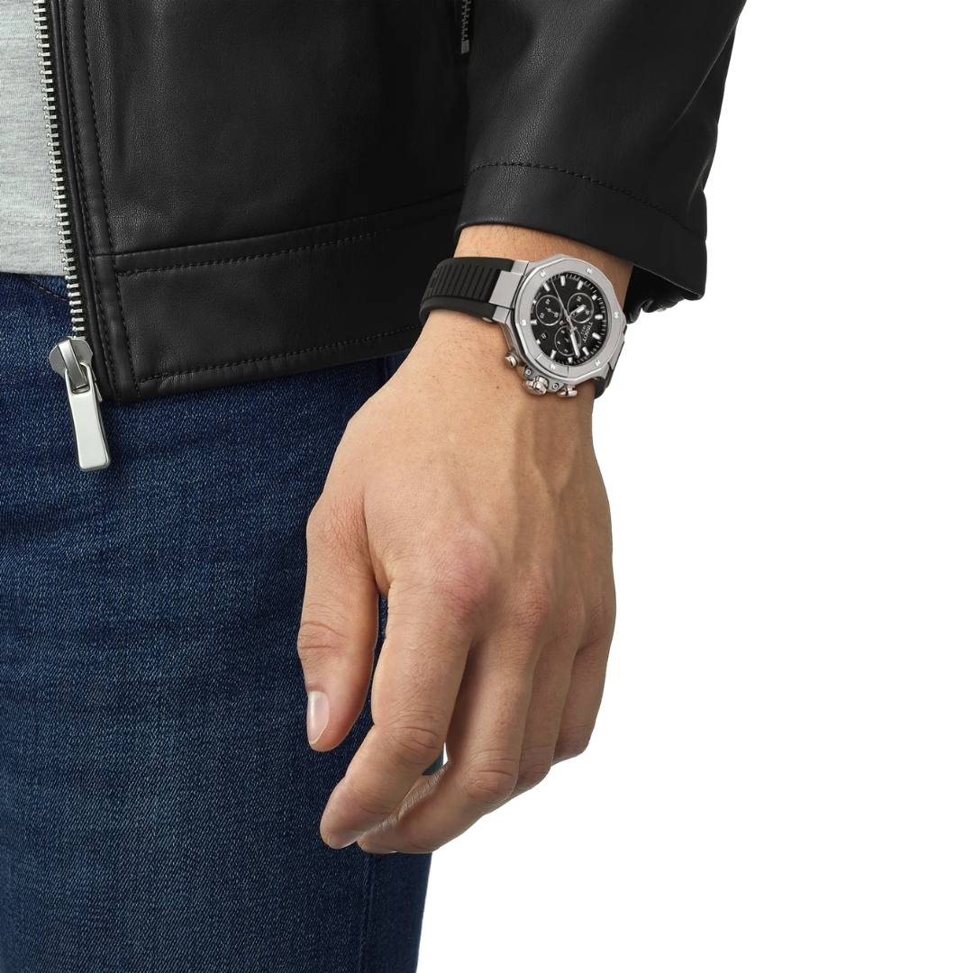 Tissot - T-RACE m. sort urskive, 38 mm - T1418171705100 - Image 2