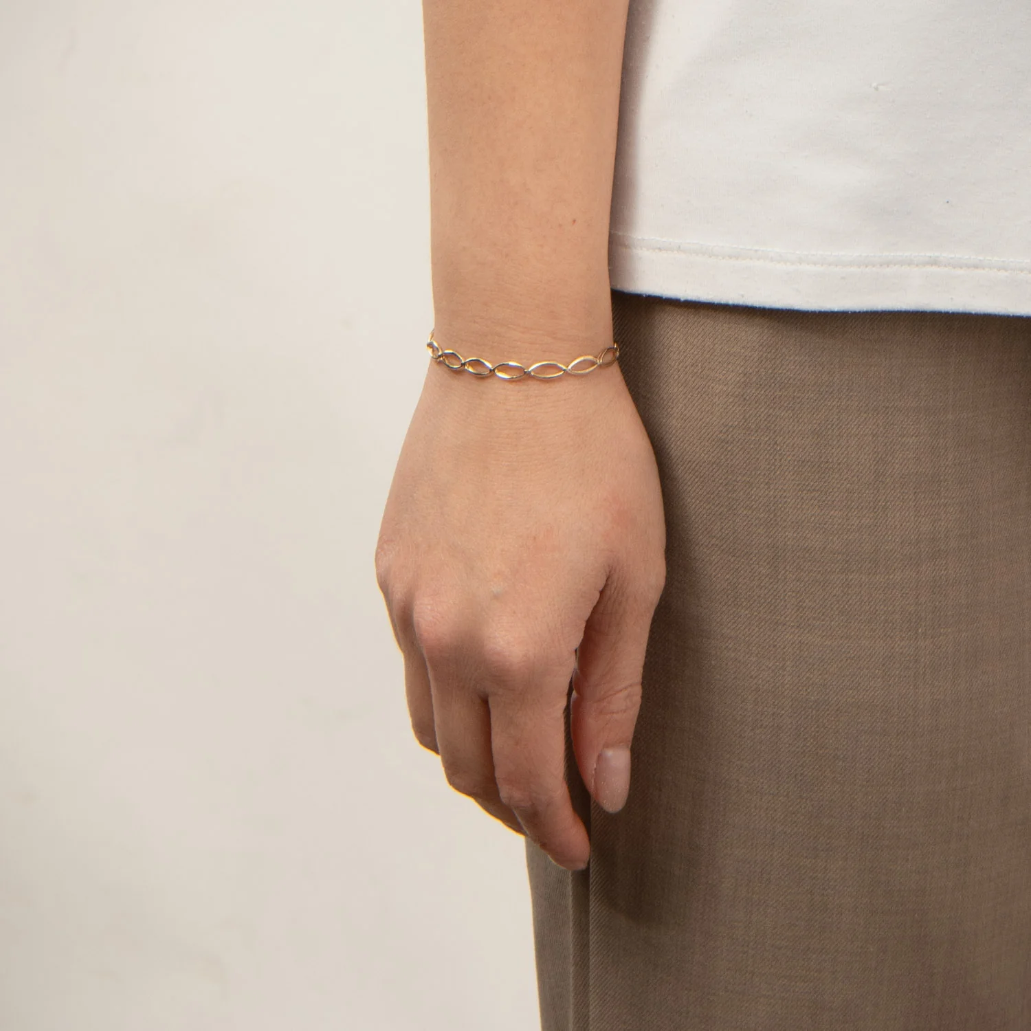 Vibholm GULD - Armbånd, 19 cm/4,8 mm - 8 kt. guld - Image 2