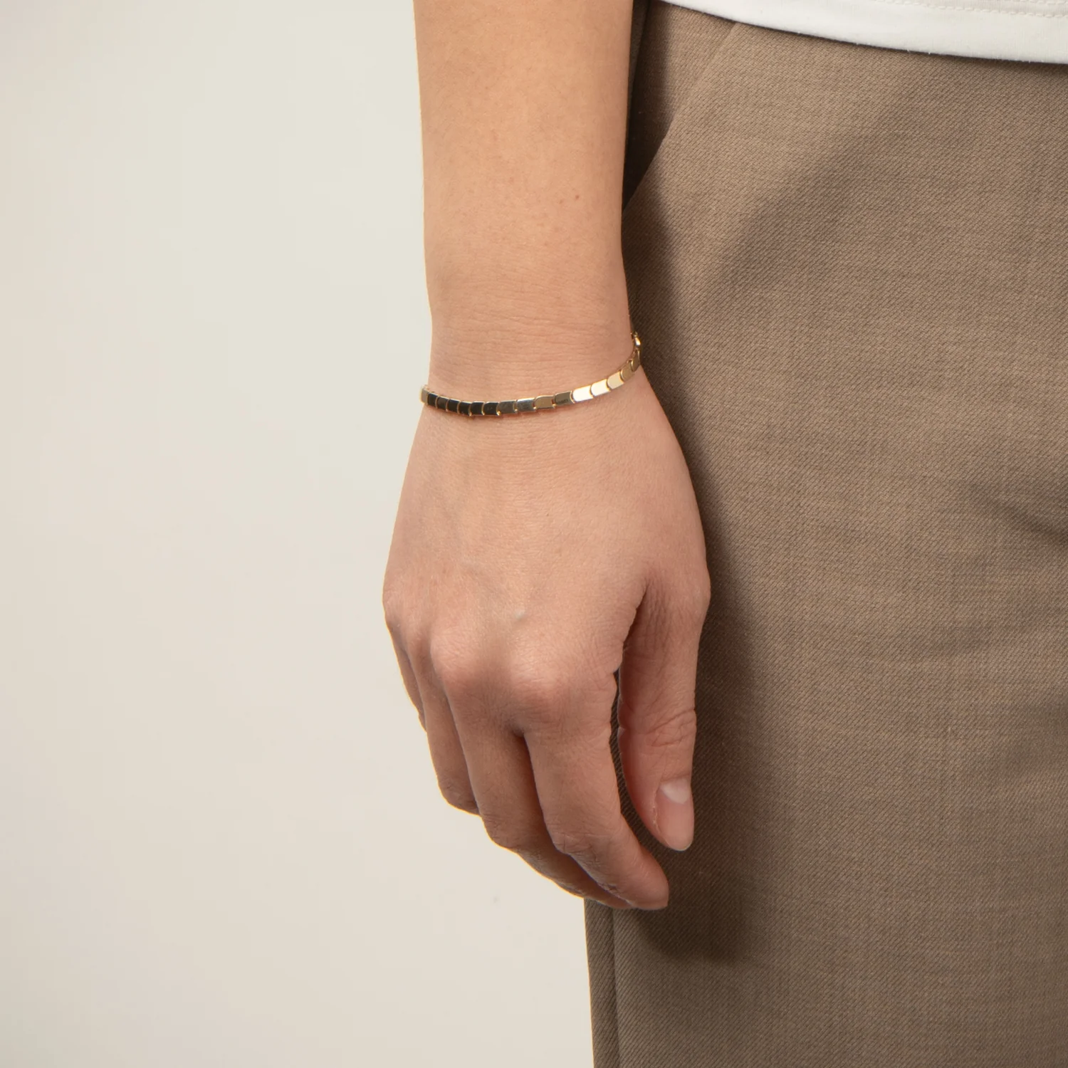 Vibholm GULD - Armbånd, 19 cm - 8 kt. guld - Image 2