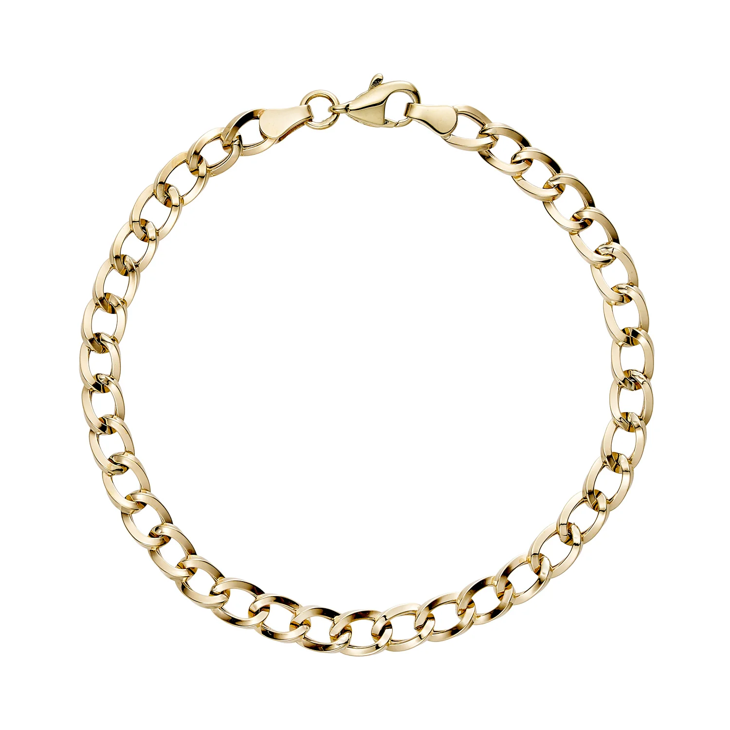 Vibholm GULD - Armbånd m. panser, 19 cm - 8 kt. guld