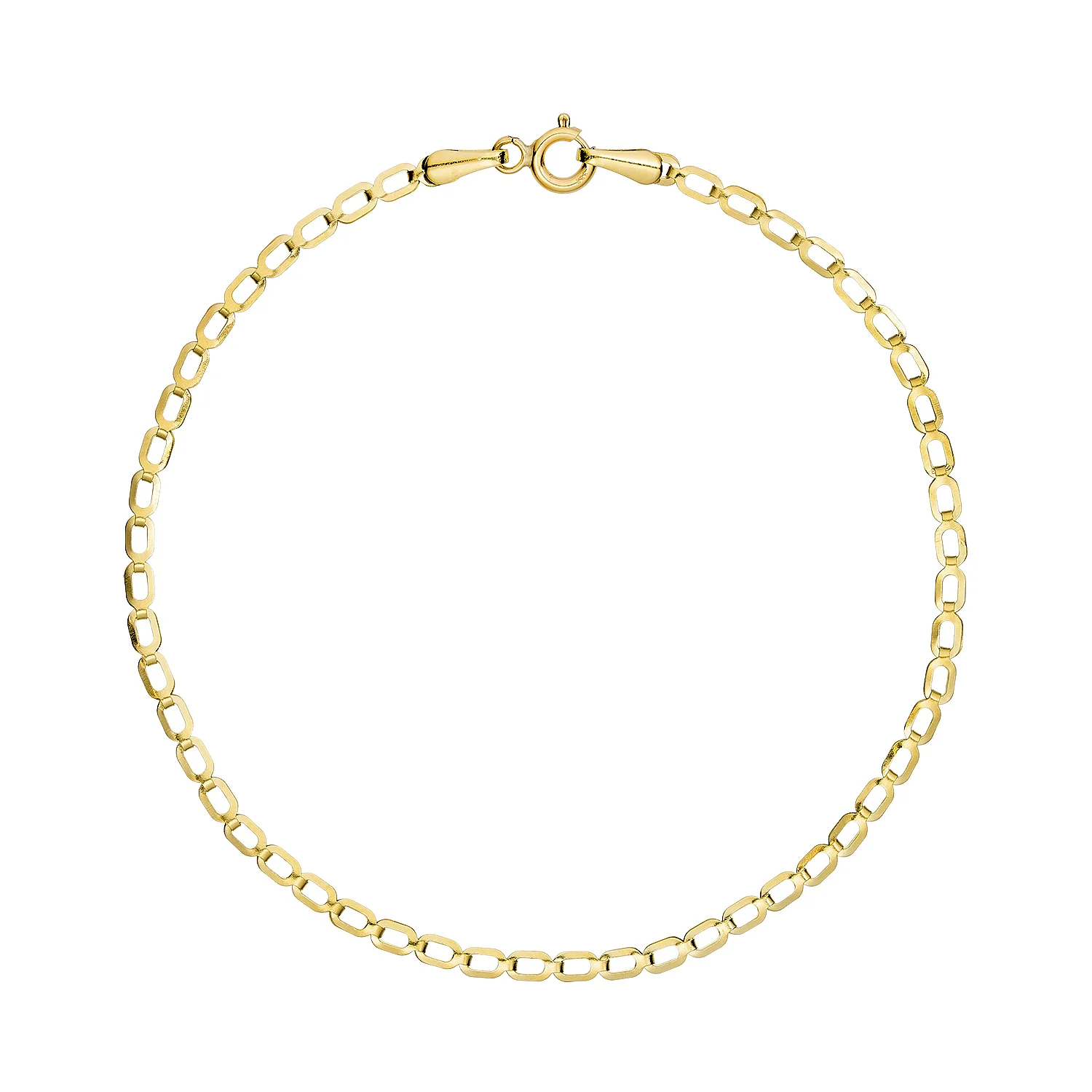 Vibholm GULD - Armbånd m. små led, 18 cm - 8 kt. guld