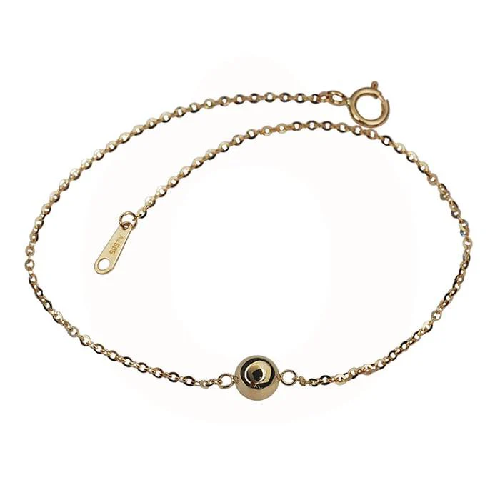 Vibholm Guld - Armbånd med kugle - BC0080