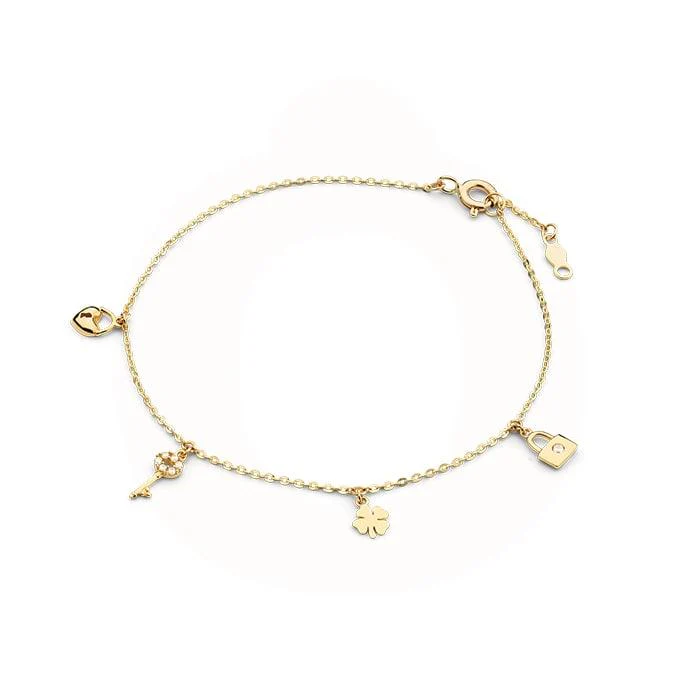 Vibholm GULD - Armbånd med vedhæng - PU46619