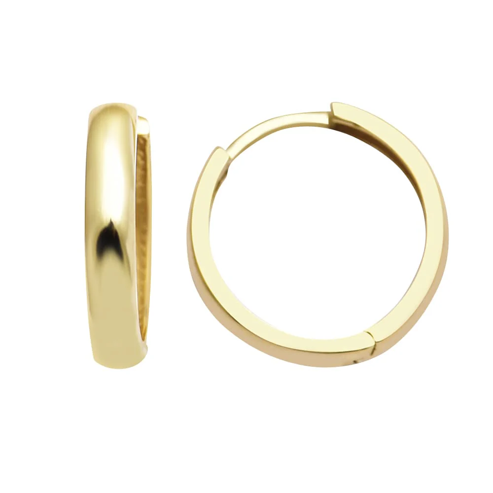 Vibholm GULD - Click creoler - 8 kt. guld
